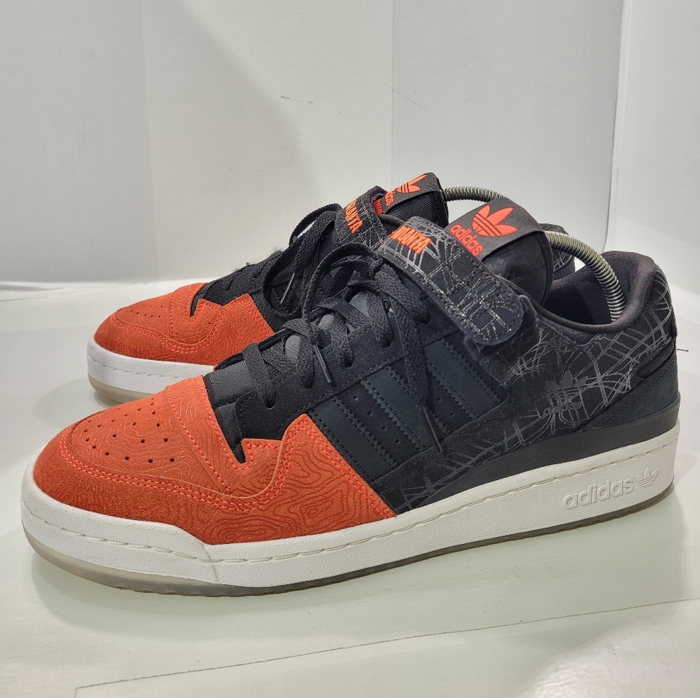 ADIDAS FORUM LOW ATLANTA SNEAKERS MEN'S SIZE 13 CORE BLACK VIVID RED GZ… - Picture 16 of 16